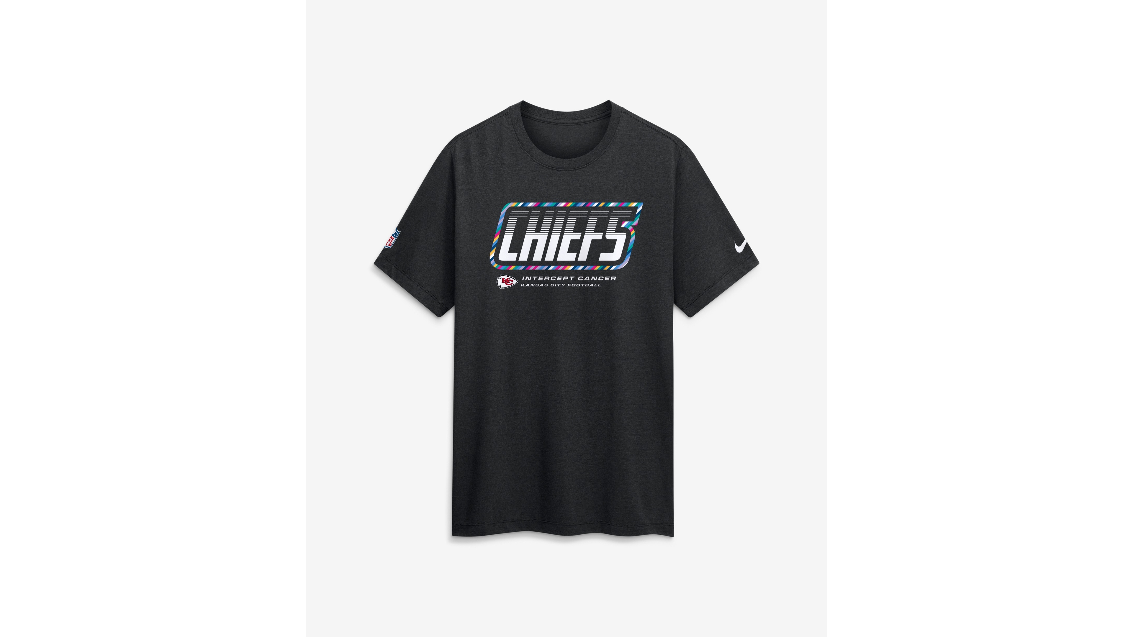 Nike Men's Black Kansas City Chiefs 2026 Nfl Crucial Catch Big Tall Tri-Blend Dri-fit T-Shirt