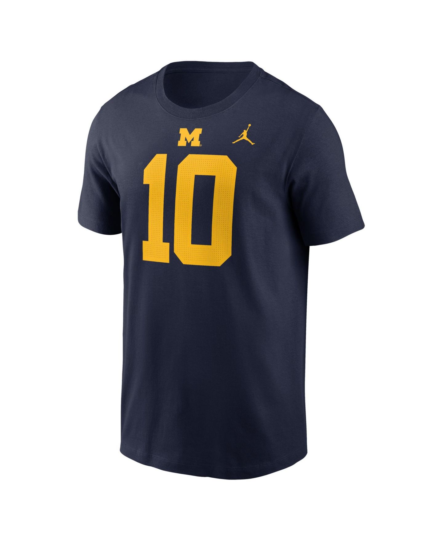 Мужская футболка Nike Tom Brady Navy Michigan Wolverines Name & Number — фото 2