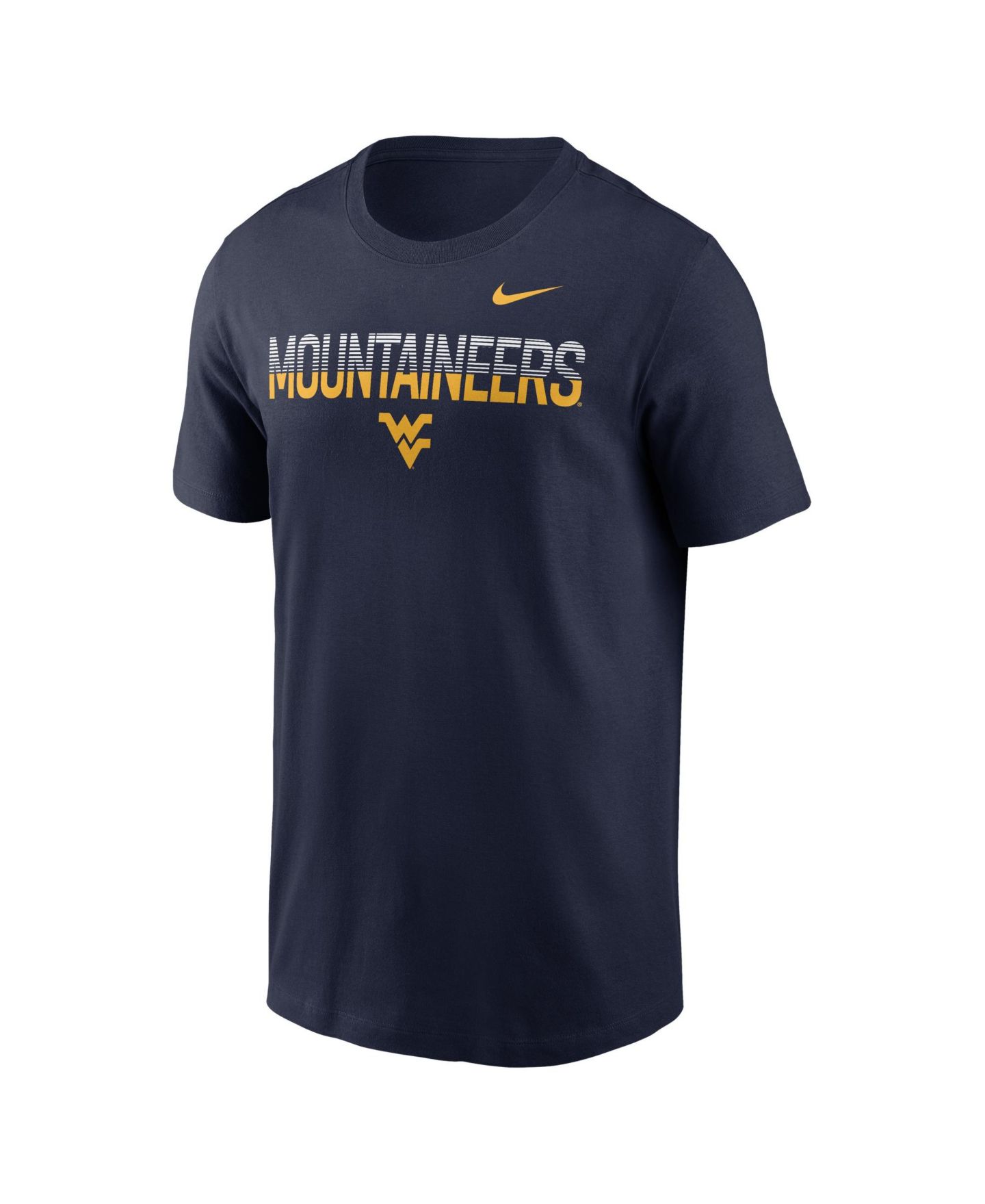 Мужская футболка Nike Navy West Virginia Mountaineers Primetime Kinetic — фото 2
