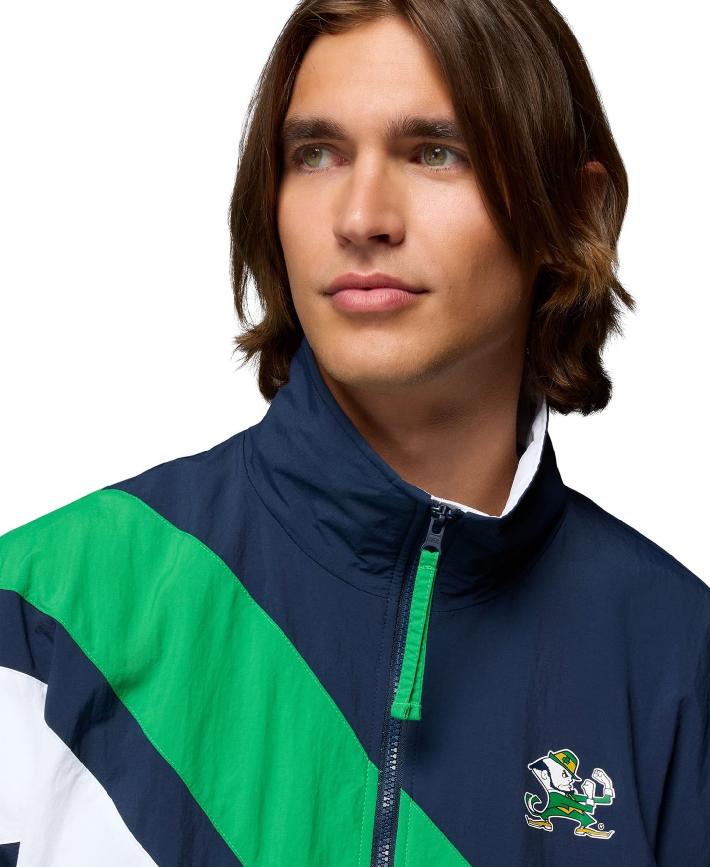 Мужская куртка Columbia Navy Notre Dame Fighting Irish Reventure Full-Zip Windbreaker Omni-Shield — фото 6