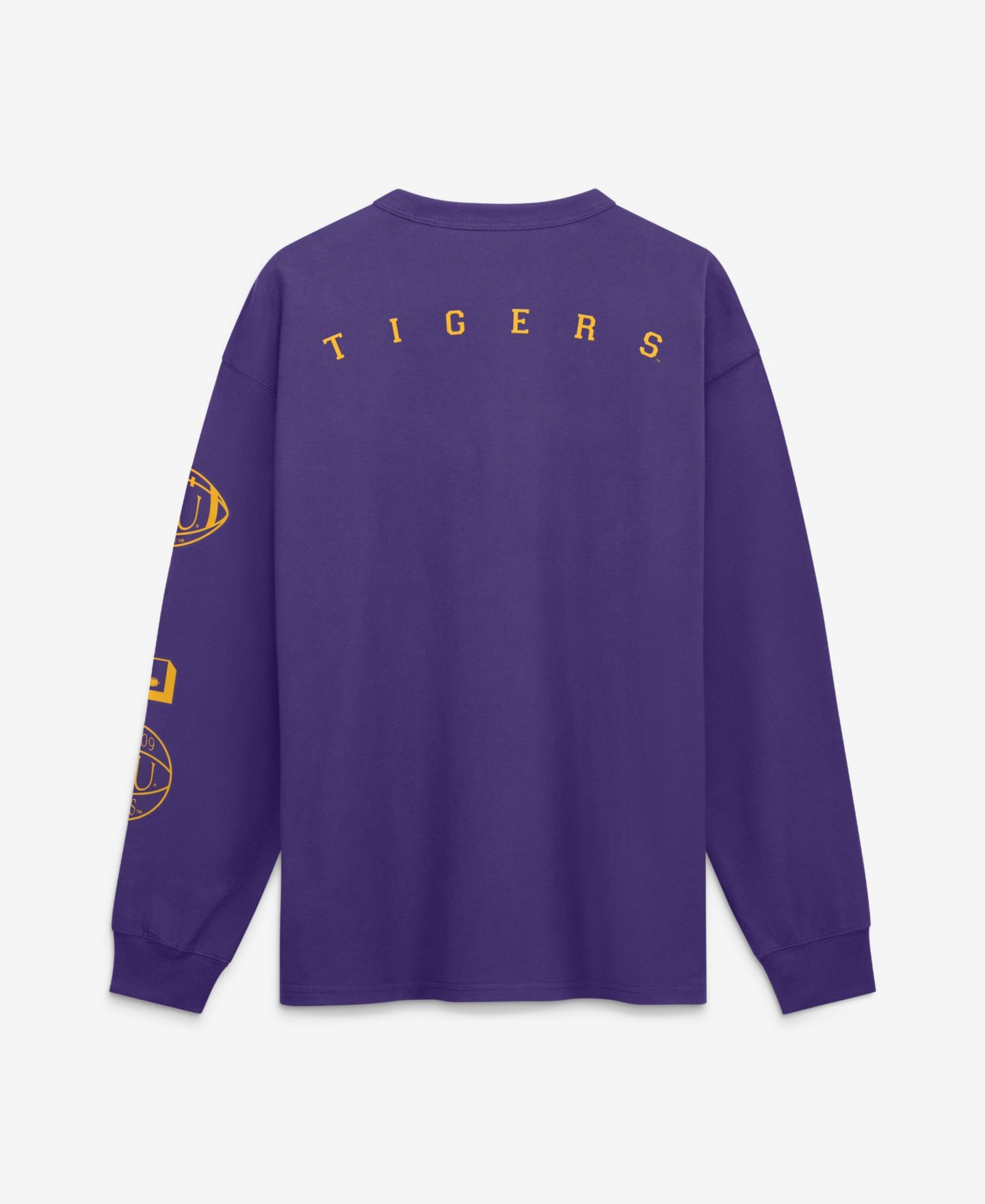 Мужская футболка Nike Purple LSU Tigers Academic Long-Sleeve Pocket — фото 3