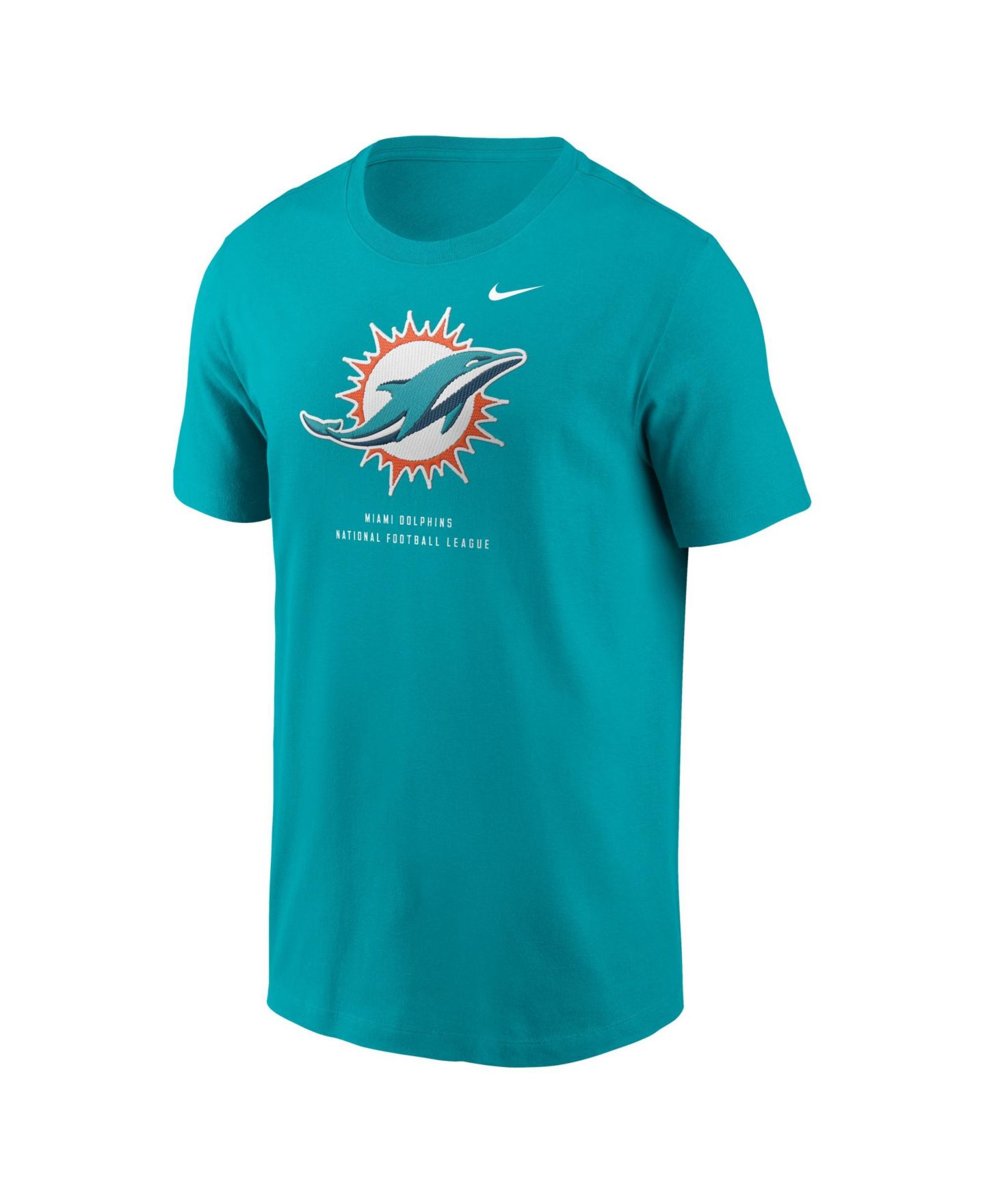 Мужская футболка Nike Aqua Miami Dolphins Property Of T-Shirt — фото 4