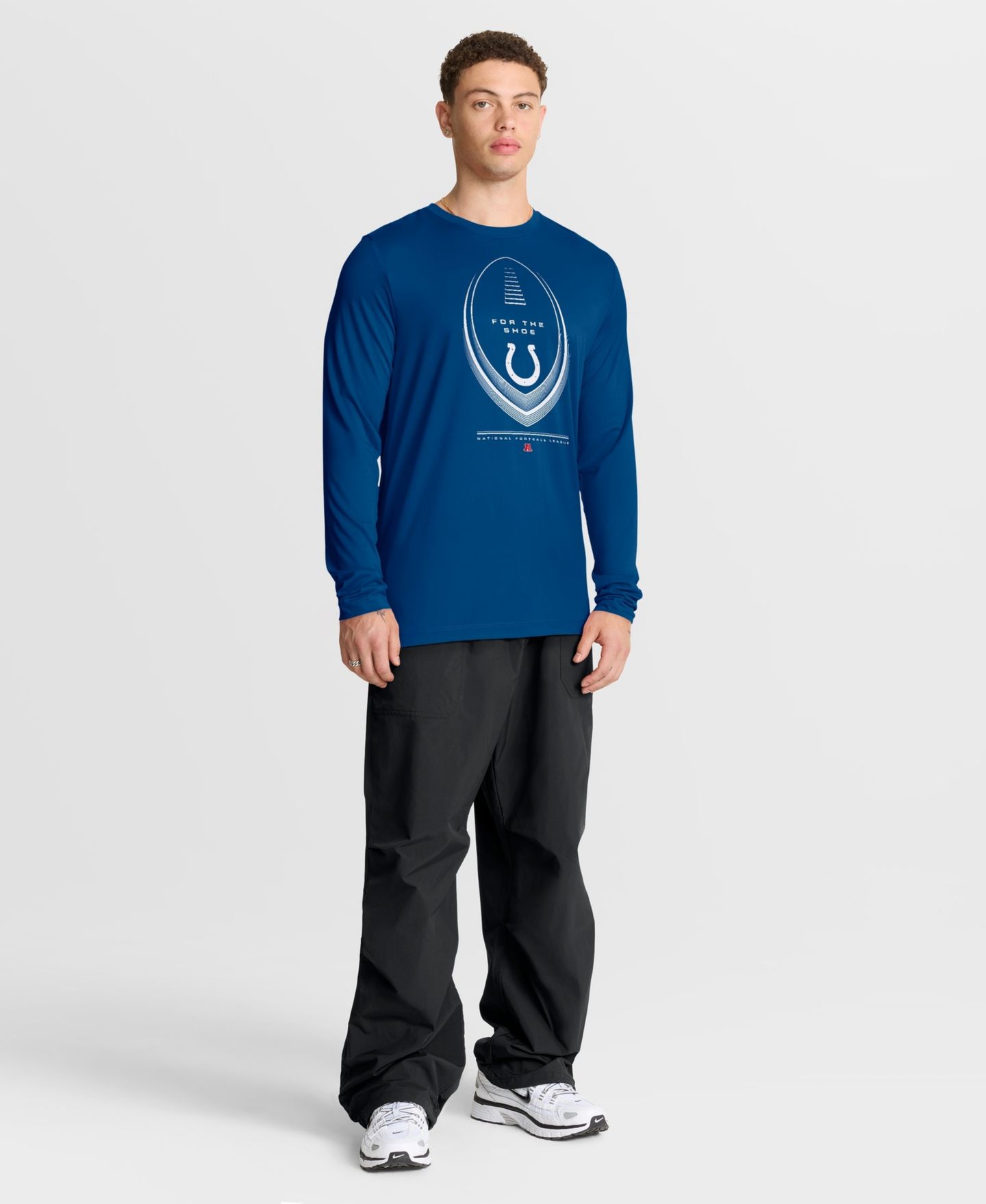 Мужская футболка Nike Royal Indianapolis Colts Legend Icon Dri-FIT Long-Sleeve — фото 5