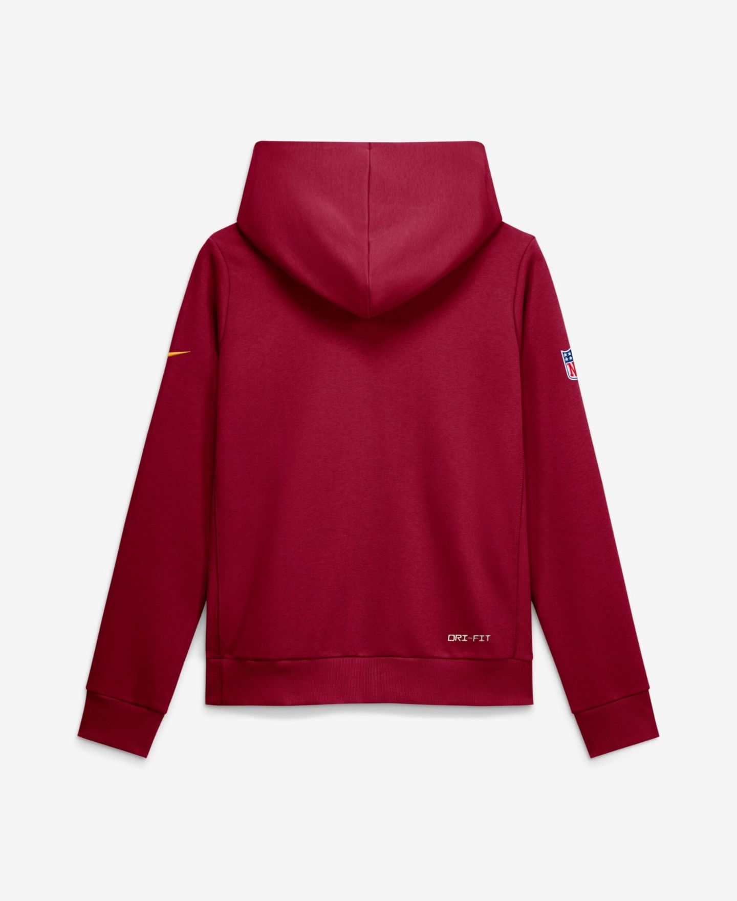 Женское худи Nike Burgundy Washington Commanders Sideline Standard Issue Dri-FIT — фото 2