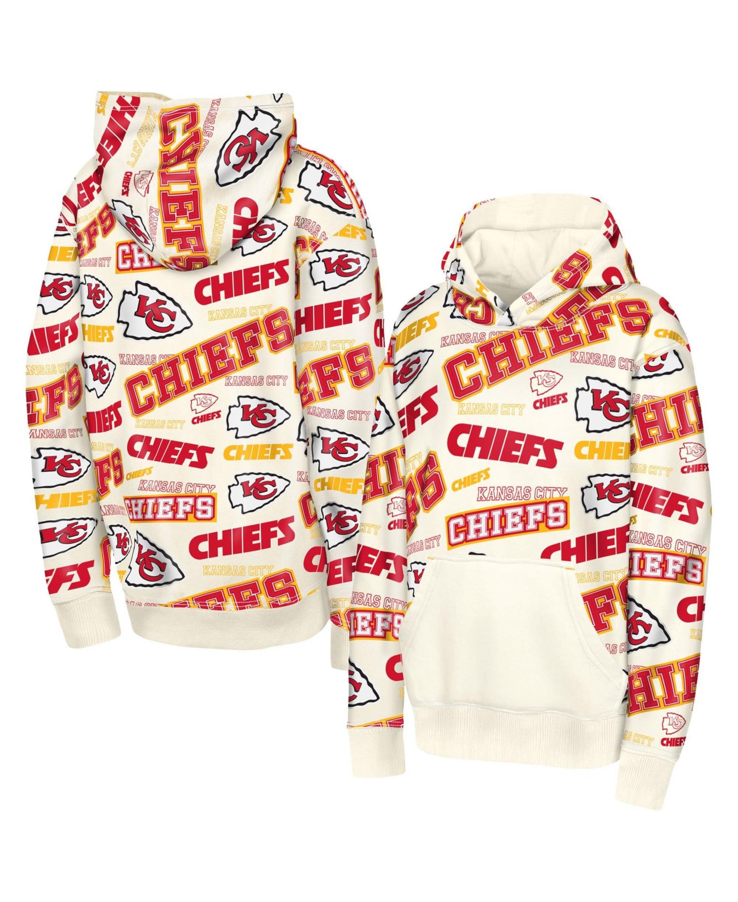 Детское худи Outerstuff Cream Kansas City Chiefs Shake Bake — фото 1