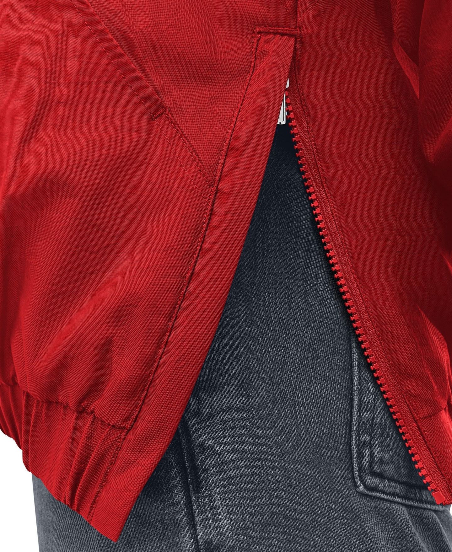 Мужская куртка Starter Red Kansas City Chiefs The Throwback Half-Zip Hooded — фото 3