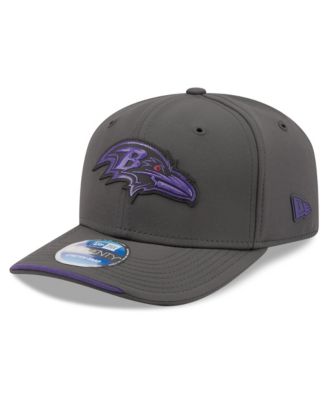 Men's Charcoal Baltimore Ravens 2026 Sideline Cold Weather 9SEVENTY Adjustable Hat
