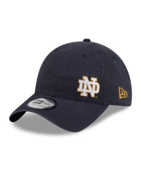 Кепка New Era Navy Notre Dame Fighting Irish Offset Casual Classic Adjustable Hat