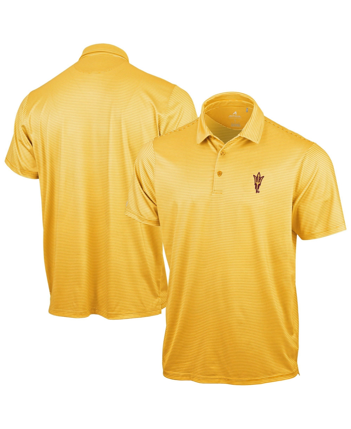 Antigua Men's Gold Arizona State Sun Devils Lineage Polo Shirt - Gold