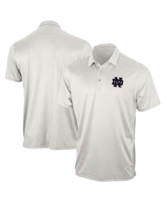 Men's Gray Notre Dame Fighting Irish Eager Polo Shirt