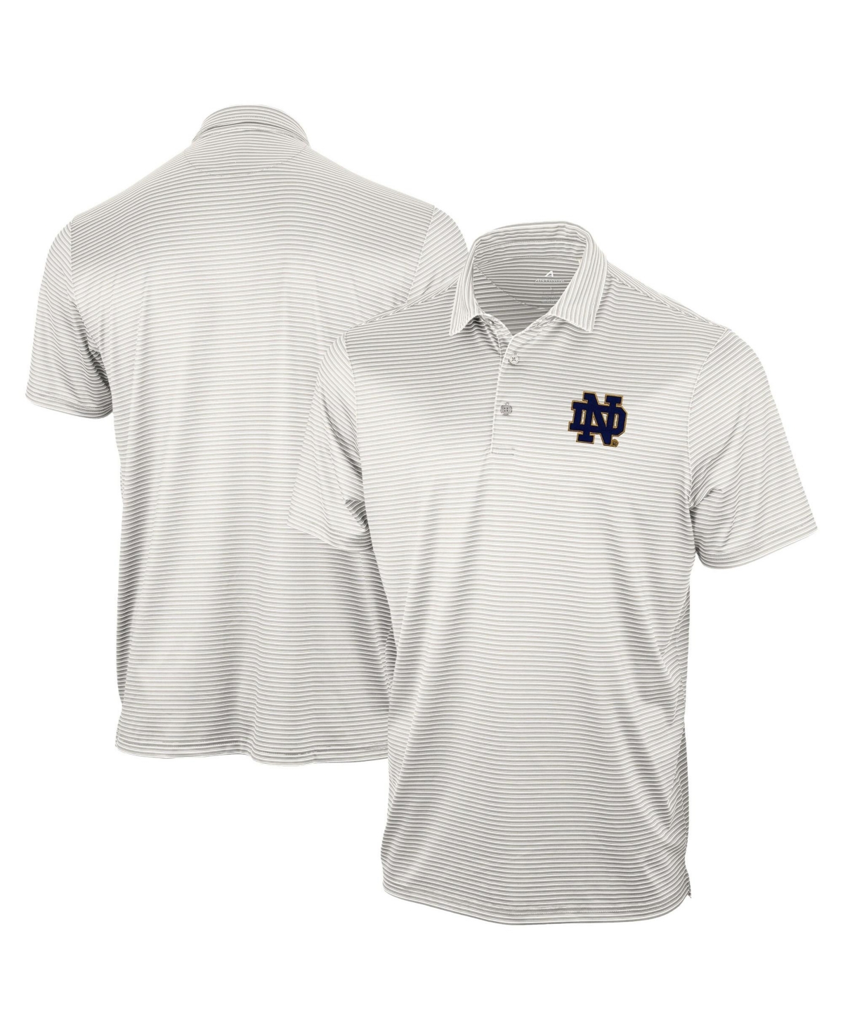 Antigua Men's Gray Notre Dame Fighting Irish Eager Polo Shirt - Gray