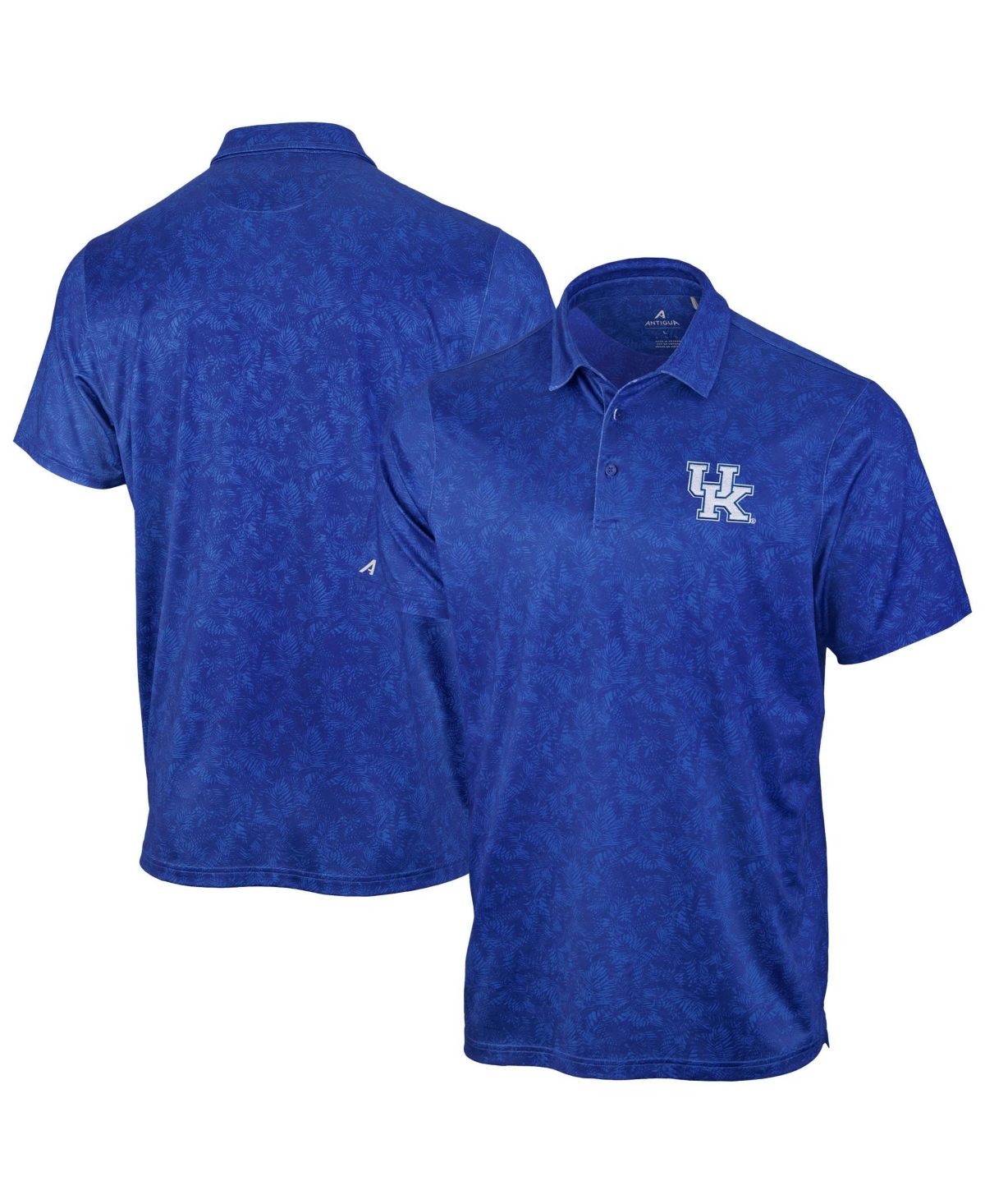 Antigua Men's Royal Kentucky Wildcats Lush Polo Shirt - Royal