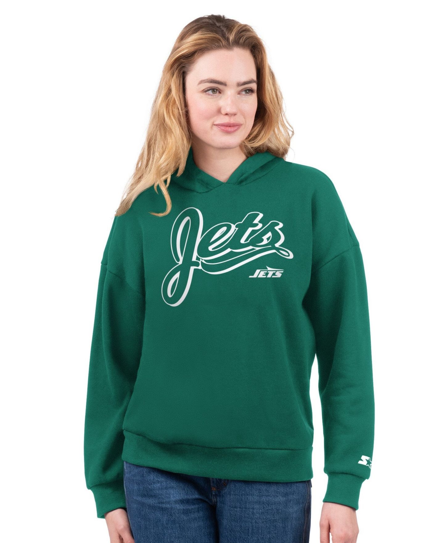 Женские худи Starter Black/Green New York Jets and T-Shirt Combo Pack — фото 4
