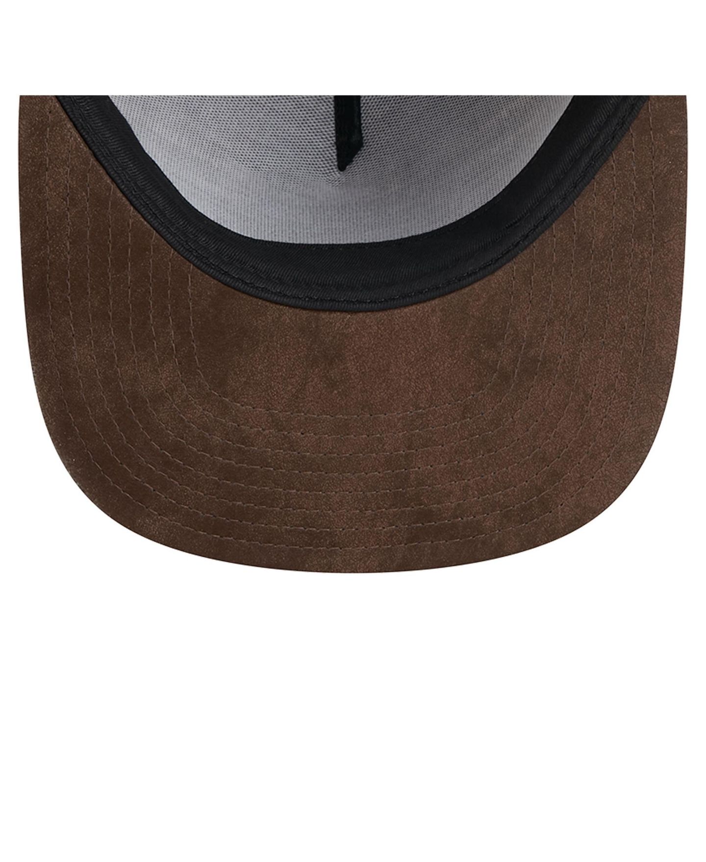 Мужская кепка New Era Brown Denver Nuggets Plaid 9FIFTY A-Frame Adjustable Hat — фото 5