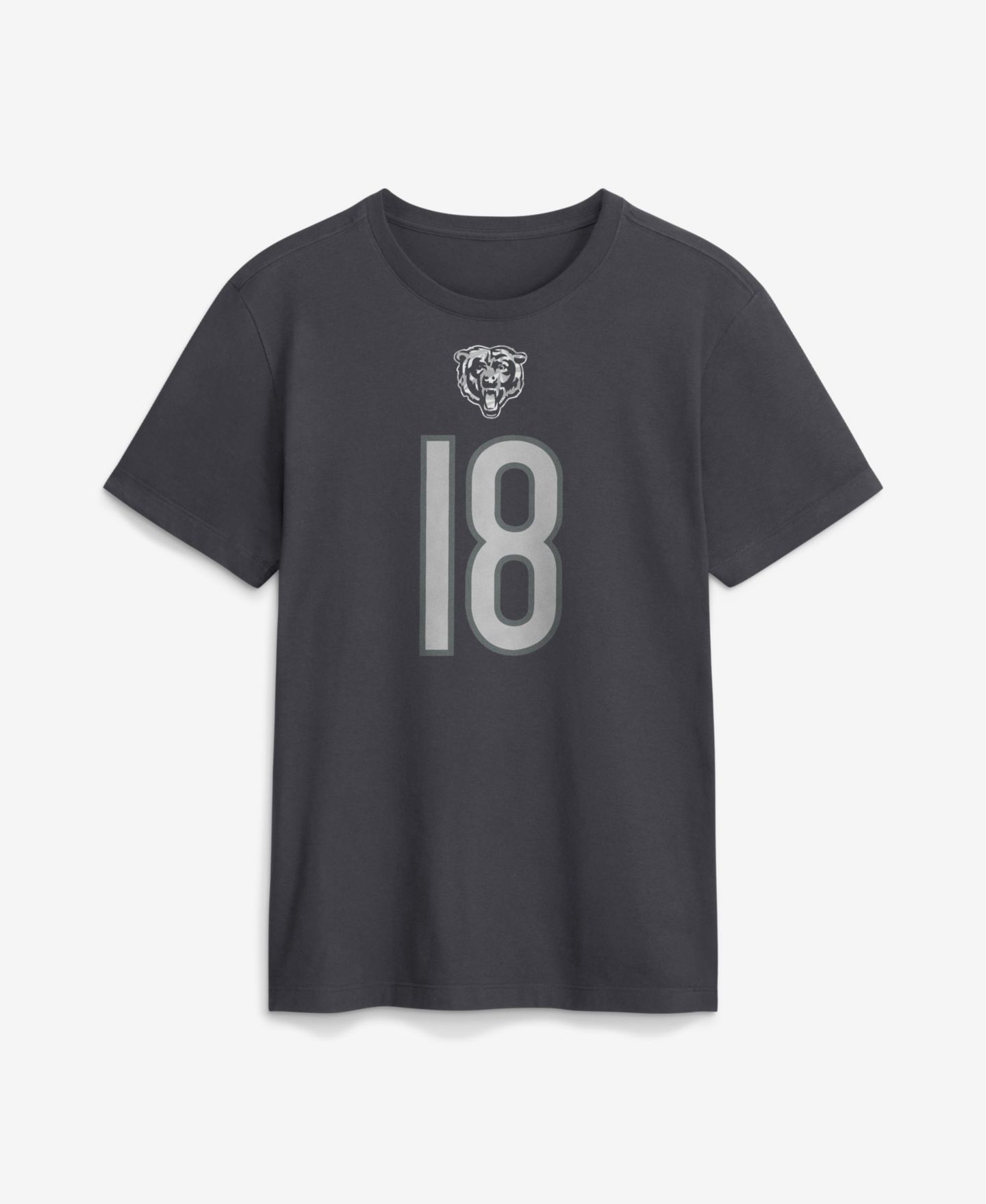 Мужская футболка Nike Caleb Williams Anthracite Chicago Bears Name & Number — фото 2