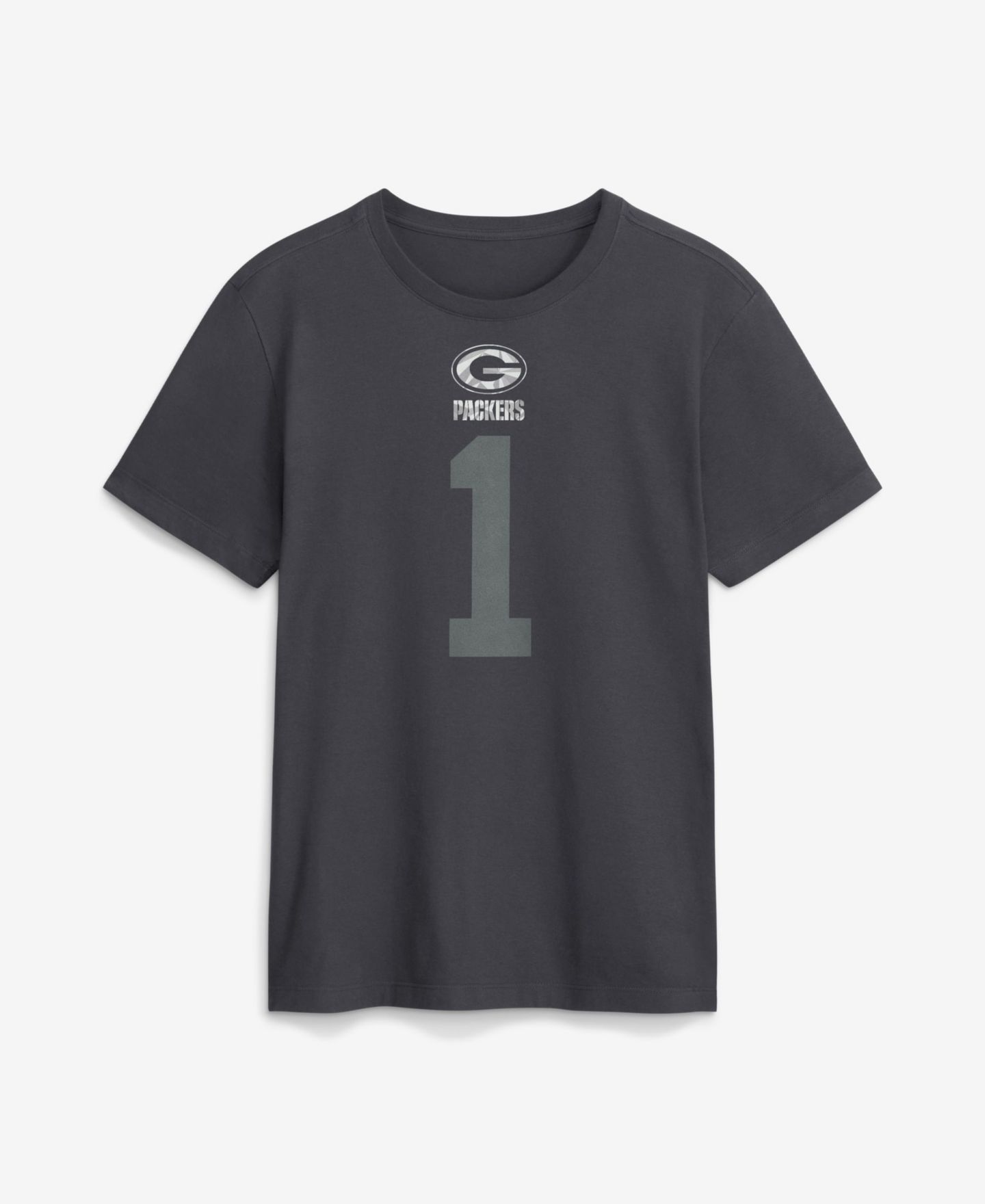 Мужская футболка Nike Micah Parsons Anthracite Green Bay Packers Name & Number — фото 2