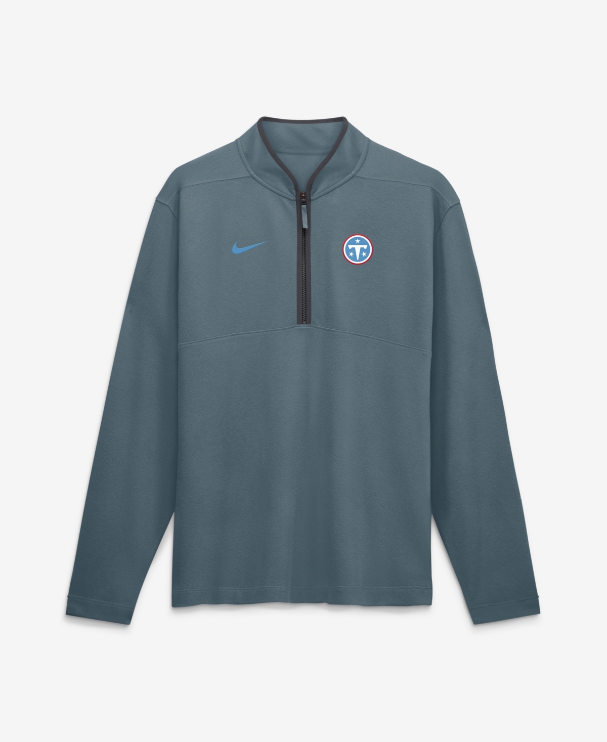 Nike Men's Anthracite Tennessee Titans Dri-fit Victory Half-Zip Pullover - Anthracite, Black
