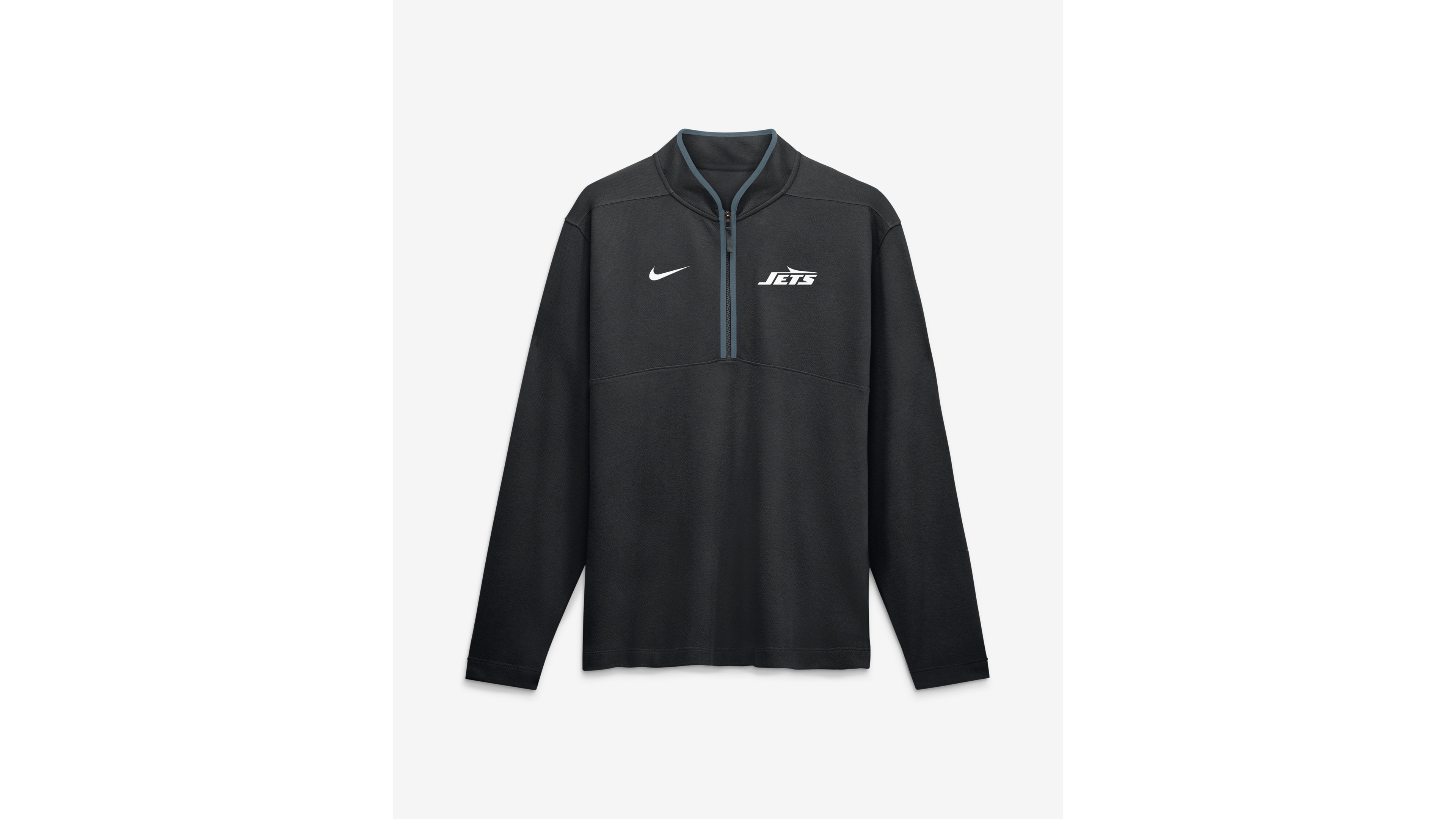 Nike Men's Black New York Jets Dri-fit Victory Half-Zip Pullover