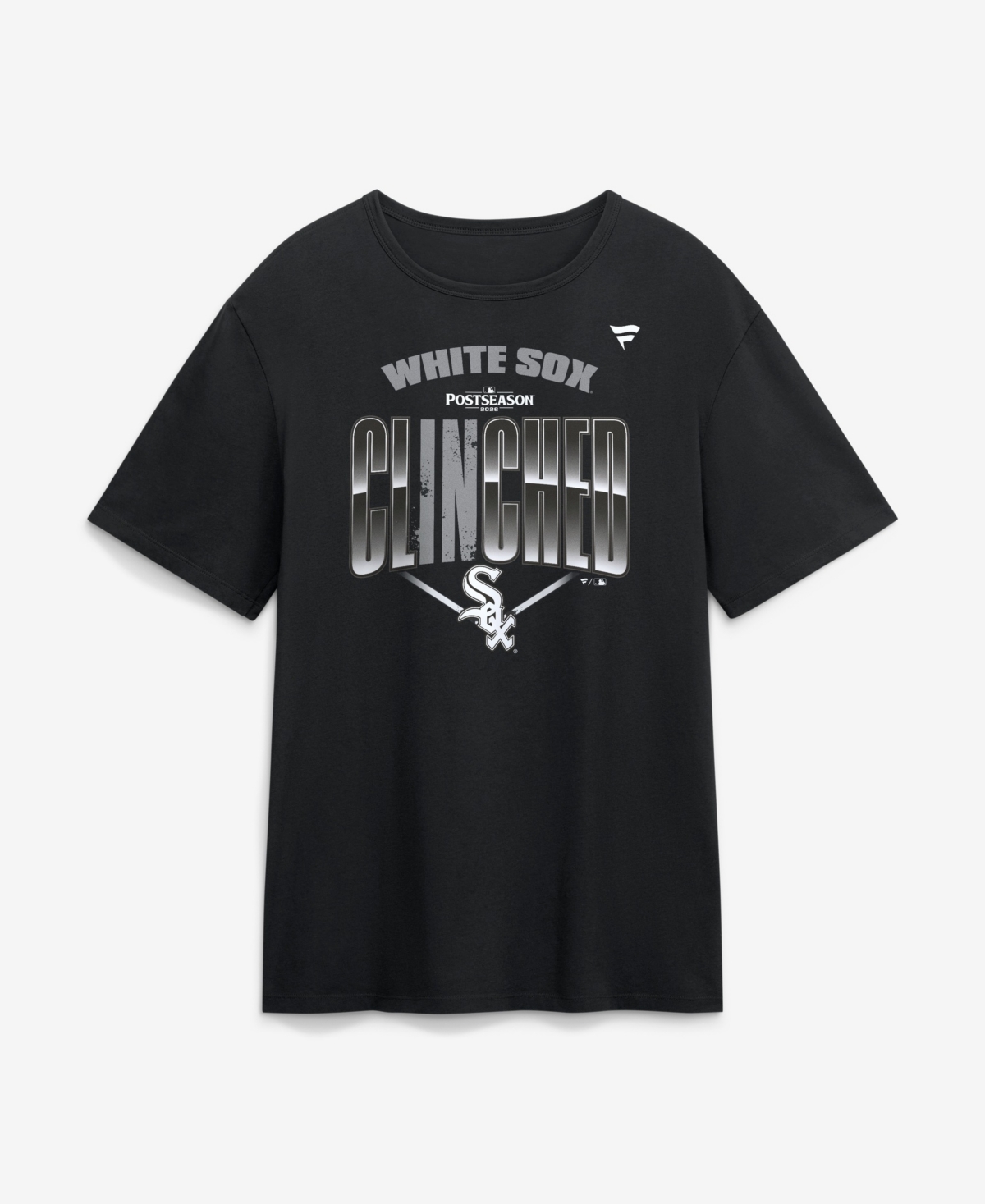 Fanatics Men's Black Chicago White Sox 2026 Mlb Postseason Locker Room T-Shirt - Black