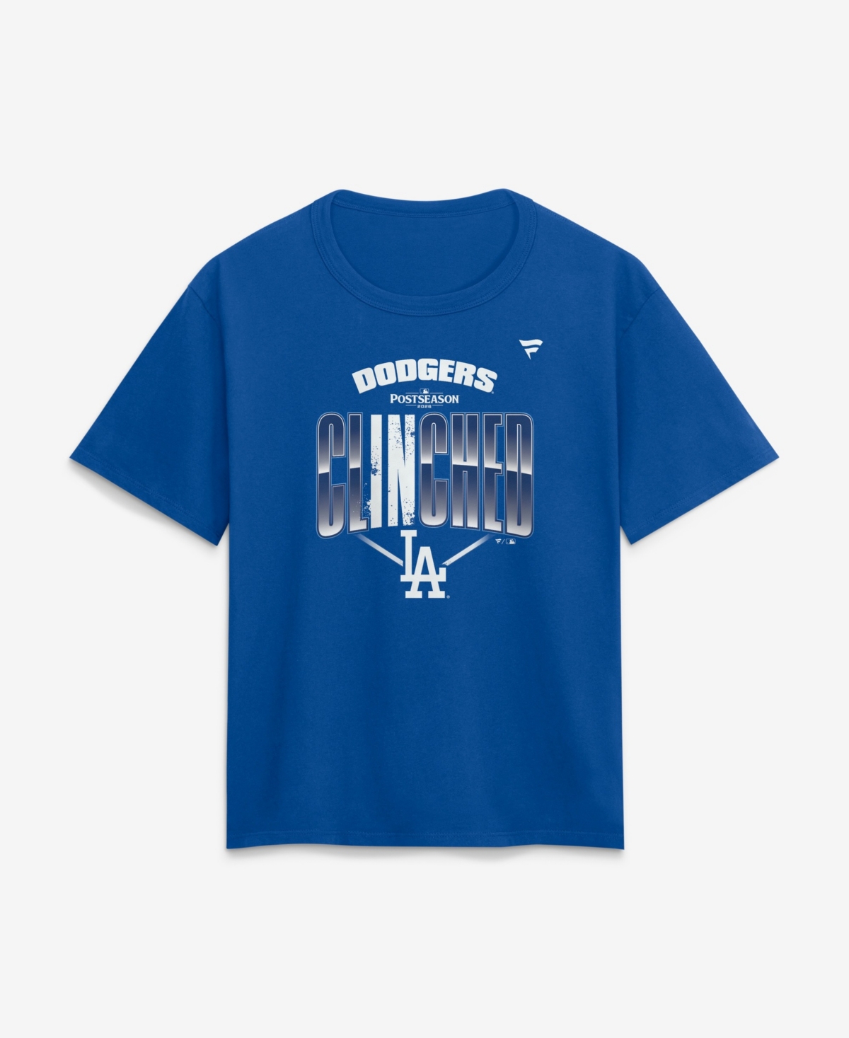 Fanatics Women's Royal Los Angeles Dodgers 2026 Mlb Postseason Locker Room T-Shirt - Royal