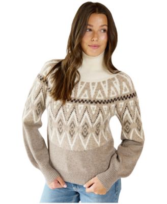 Women's Greta Fairisle Soft and Cozy Knit Sweater
