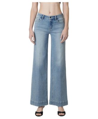 Women's Unrivaled Mid-Rise Wide-Leg Trouser-Hem Jeans
