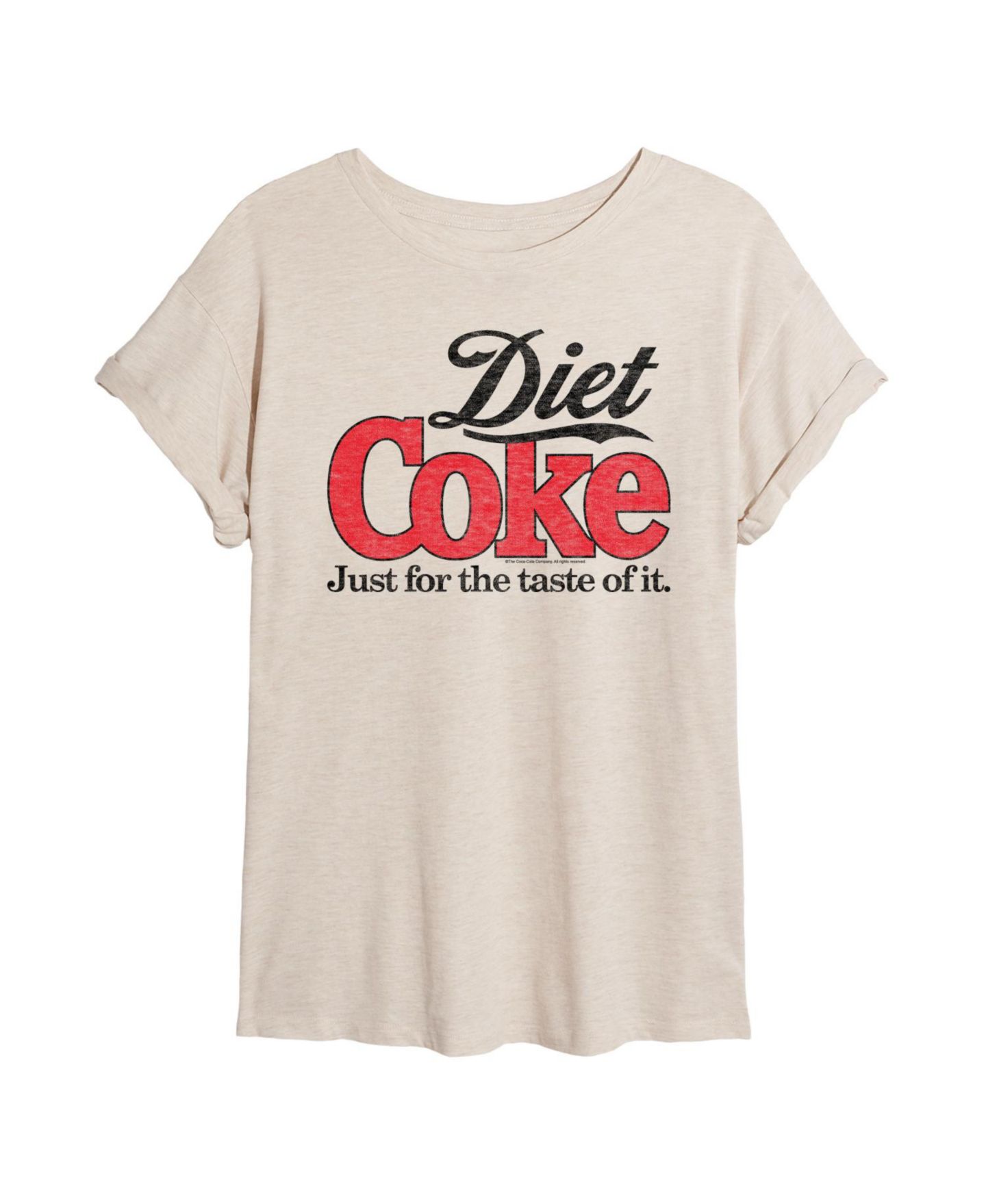 Женская футболка Diet Coke Retro Logo Relaxed Fit Graphic, цвет: Берёзовый — фото 4