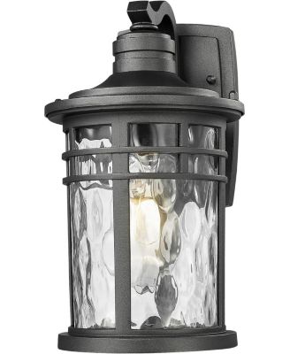 outdoor porch light wall mounted 15 inch, with external fixtures made of water ripple glass waterproof.Used for external lighting