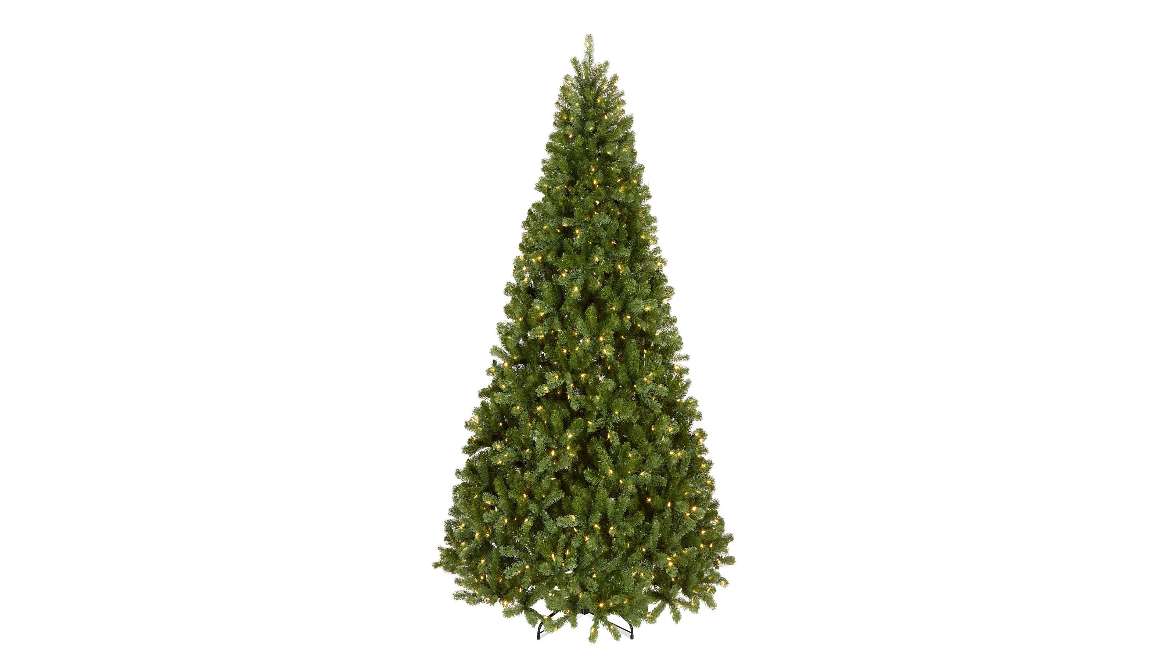 National Tree Company 9' Feel Real Downswept Douglas Fir Tree With 900 Dual Color Led Lights & PowerConnect