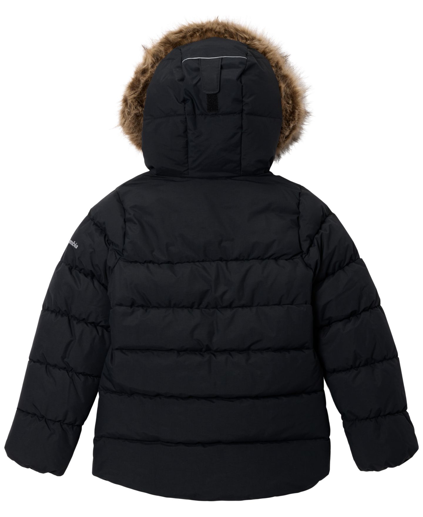 Куртка Columbia Arctic Blast III Waterproof Puffer Hooded для девочек, цвет: Чёрный — фото 2