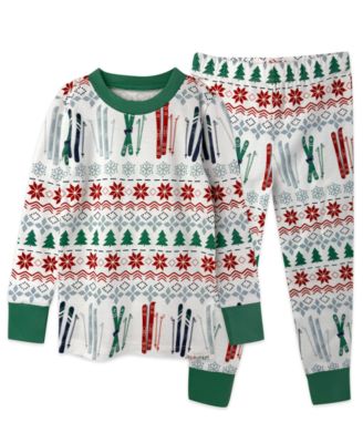 Boys' and Girls' 6-7 Zen Long-Sleeve Holiday Top and Pants, 2-Piece Set