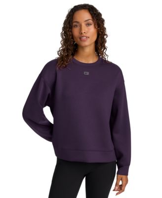 Women's Relaxed-Fit Double Knit Crew Sweatshirt