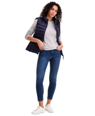 Women's Zip-Front Puffer Vest