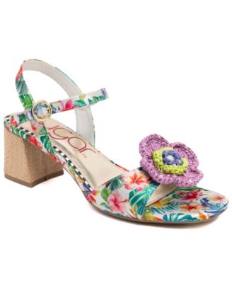 Women's Sydney Flora Embellished Ankle Strap Sandals