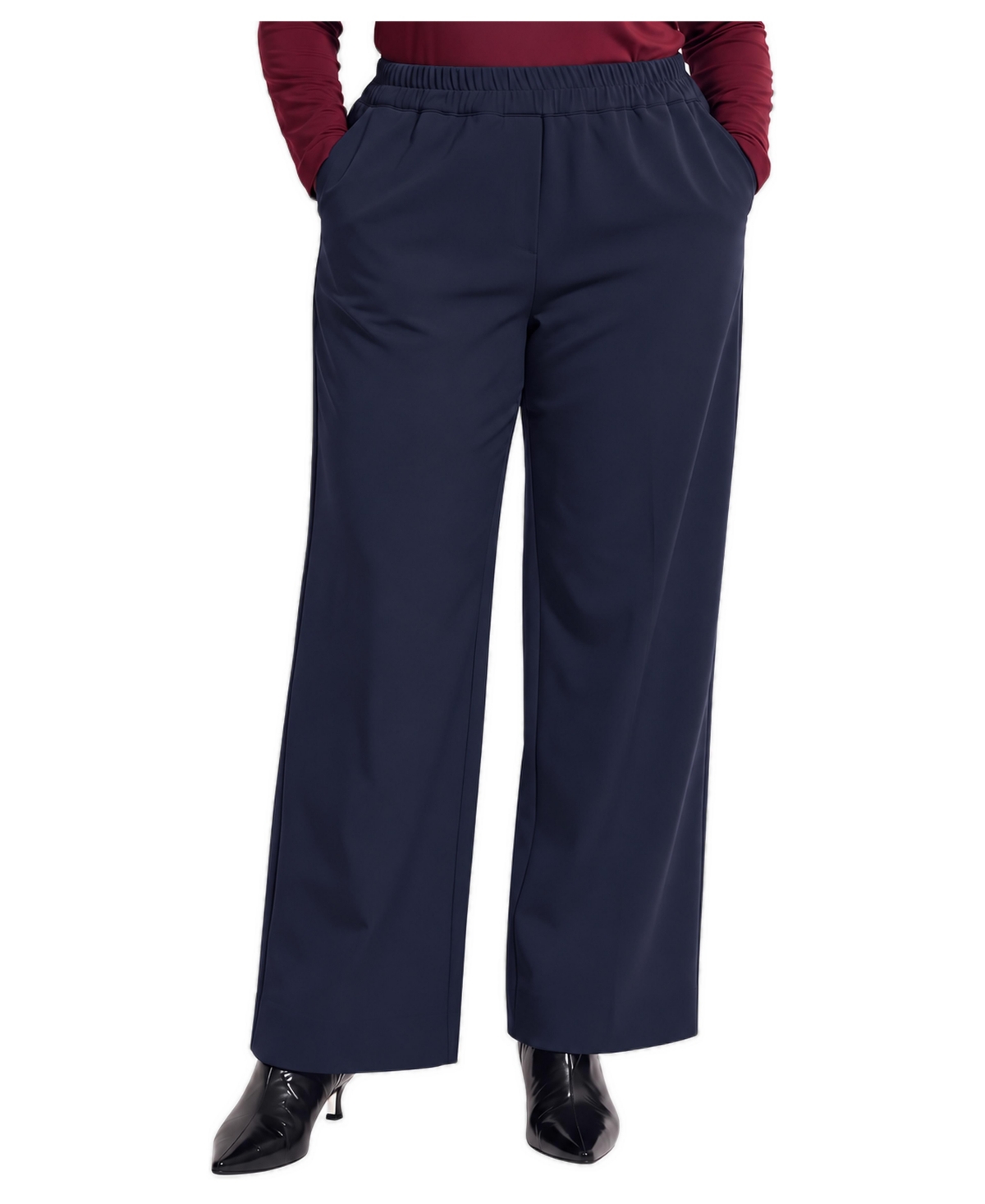 Universal Standard Plus Size All Day Easy Pants - Navy