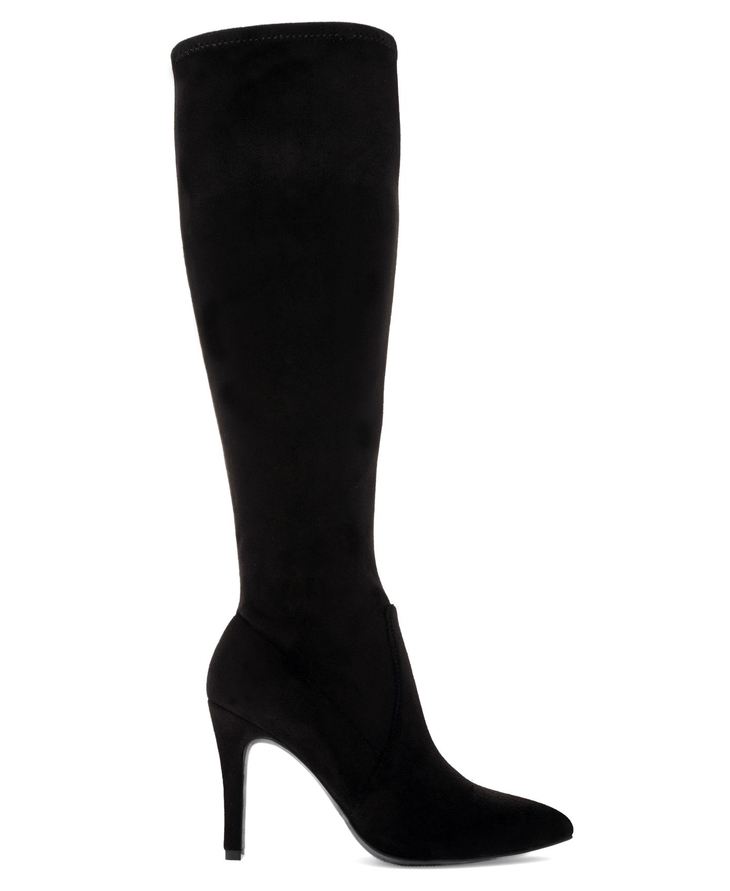 Женские ботинки MIA Arisa Stiletto Heel Pointed Toe Tall, цвет: Чёрный — фото 2