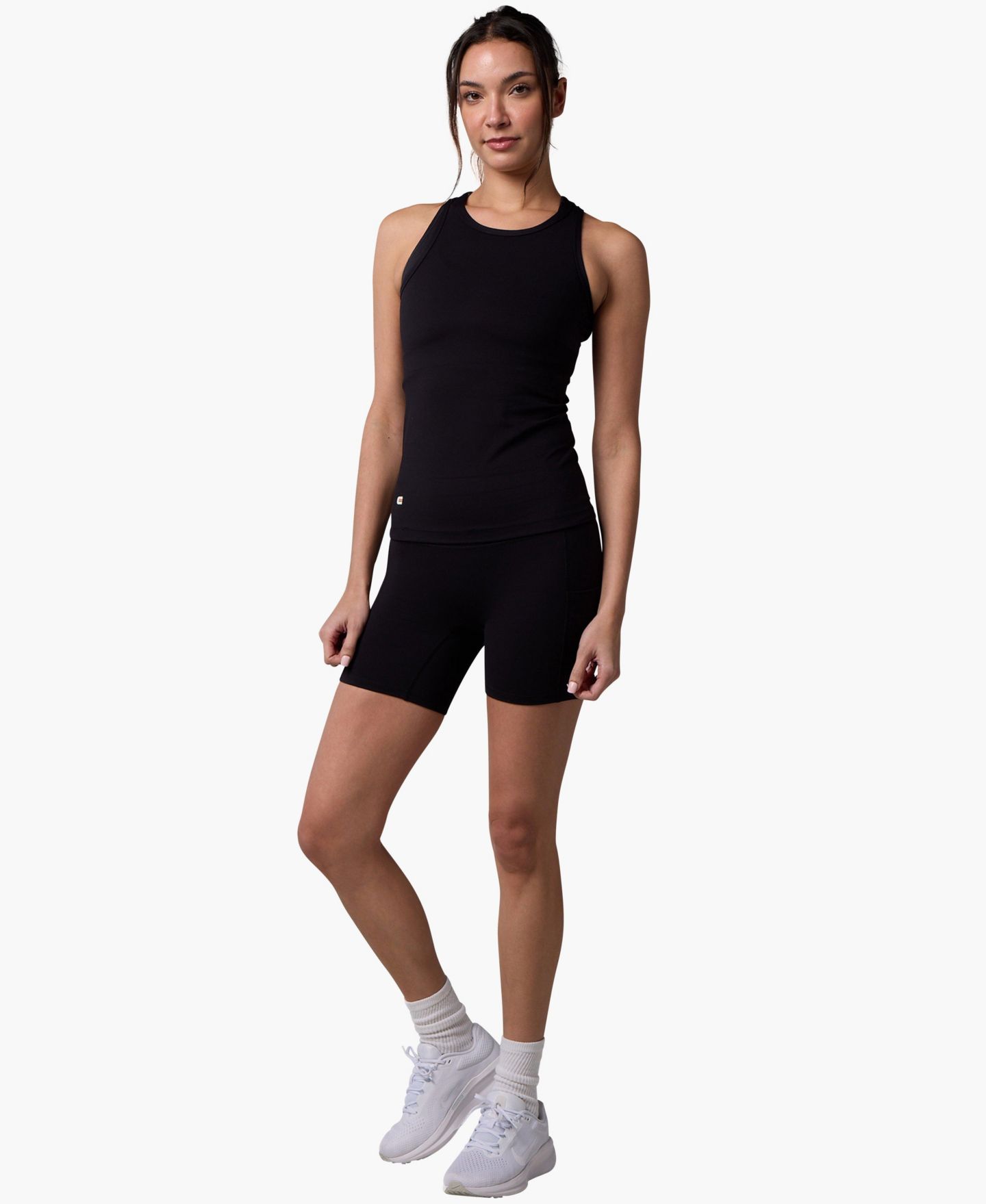 Женский топ Centerline Athletics Essential Fitted, цвет: Чёрный — фото 4