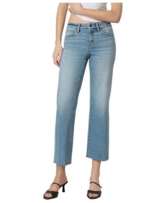 Women's Arrow Mid-Rise Wide-Leg Cropped Jeans