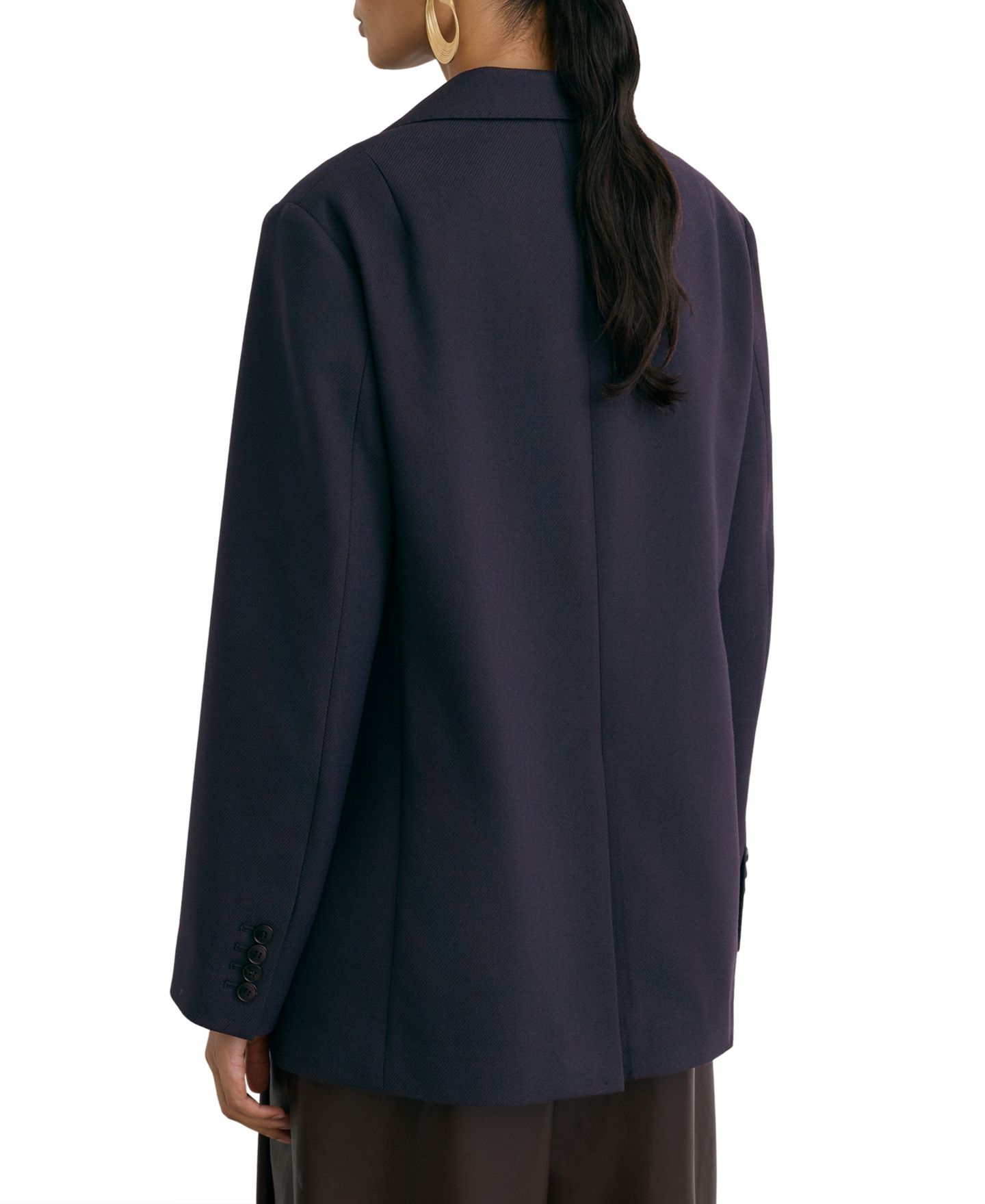 Женский пиджак REISS Sandor Oversized Single-Breasted, цвет: Тёмно-синий — фото 3