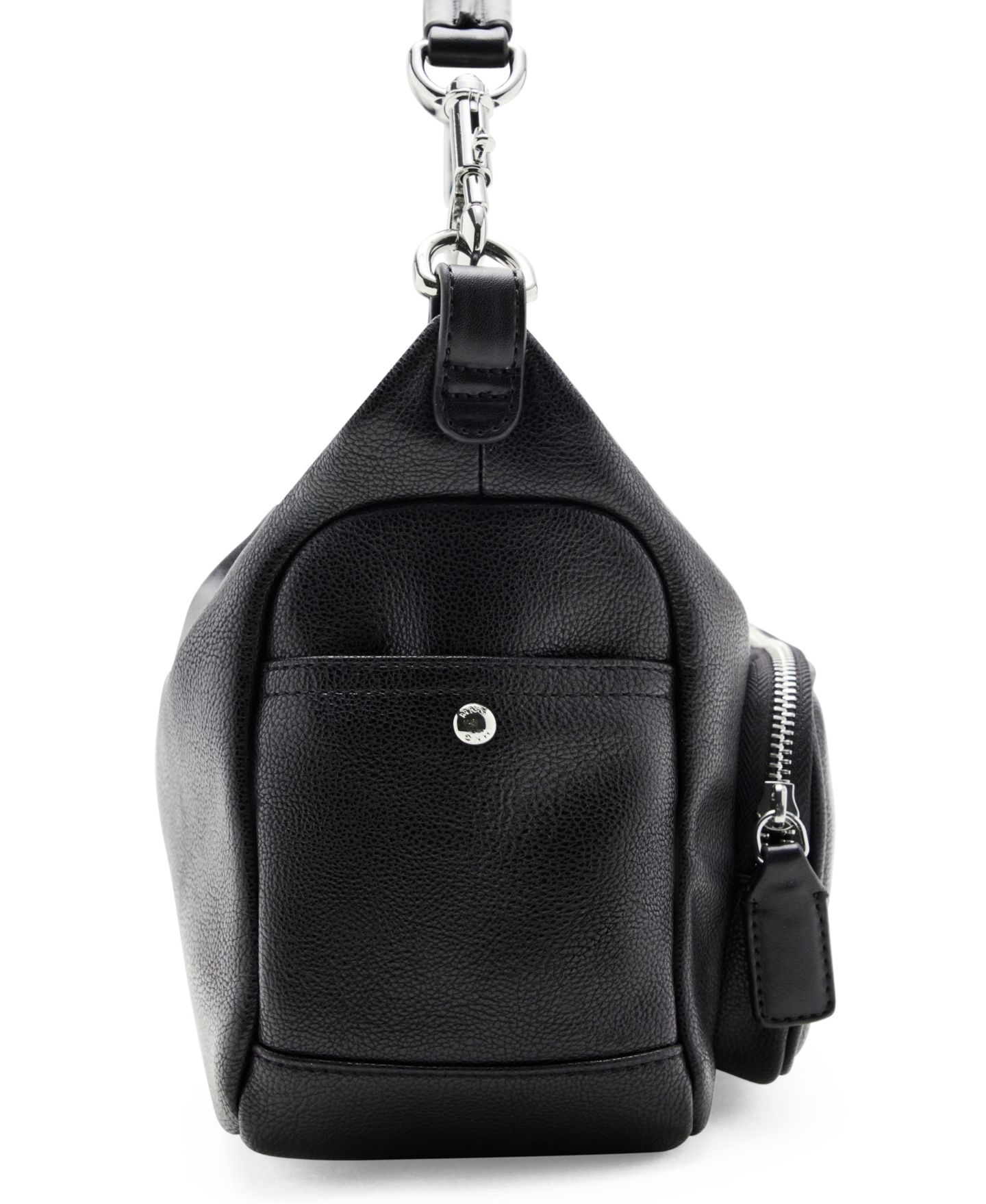 Женская сумка Mango Pipo Faux Leather Pocket Top-Handle Shoulder, цвет: Чёрный — фото 2