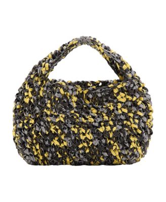 Arlena Handmade Woven Leather Crossbody Handbag