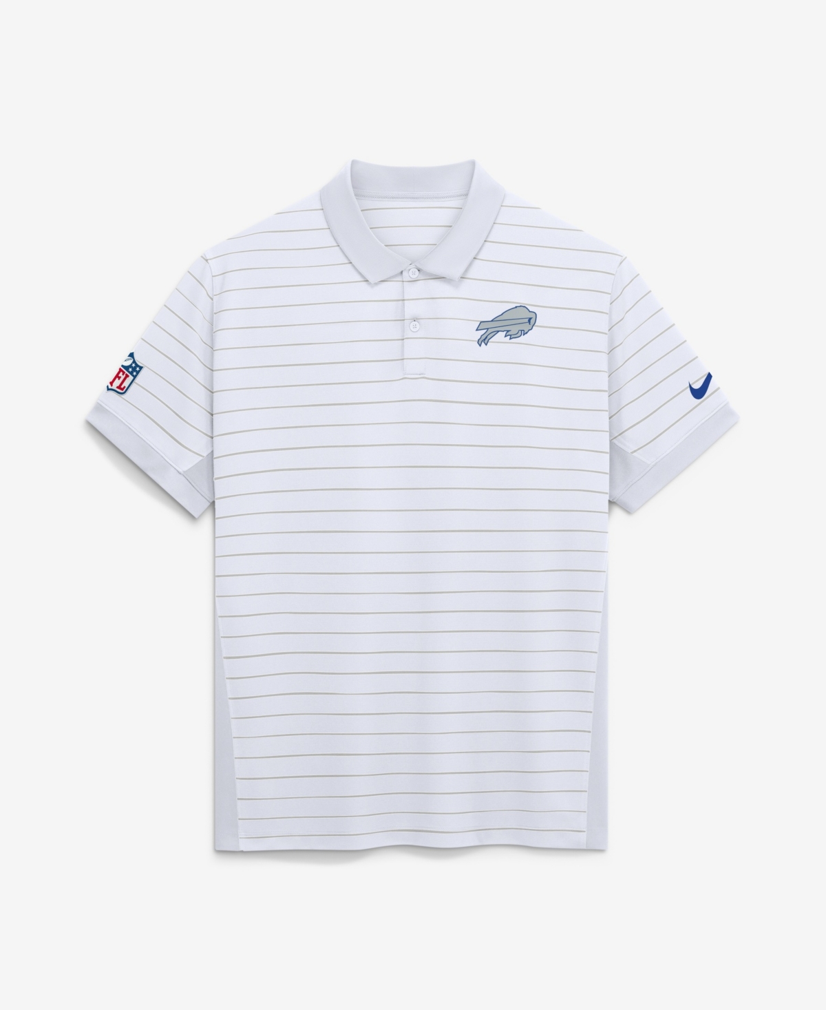 Nike Men's White Buffalo Bills Rivalries Collection Sideline Victory Polo Shirt - White