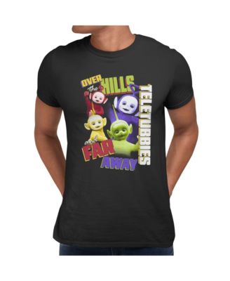 Men's Over The Hills And Far Away Front Back Retro Graphic Crewneck T-Shirt