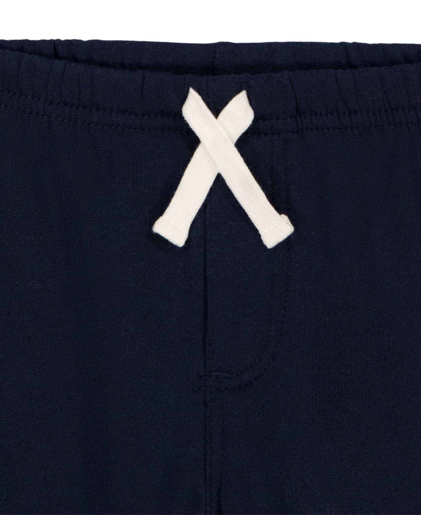 Tommy Hilfiger Baby Boys' Sherpa Hooded Hoodie, Logo T-Shirt and Pants, 3-Piece Set, цвет: Ванильный / Тёмно-синий — фото 4
