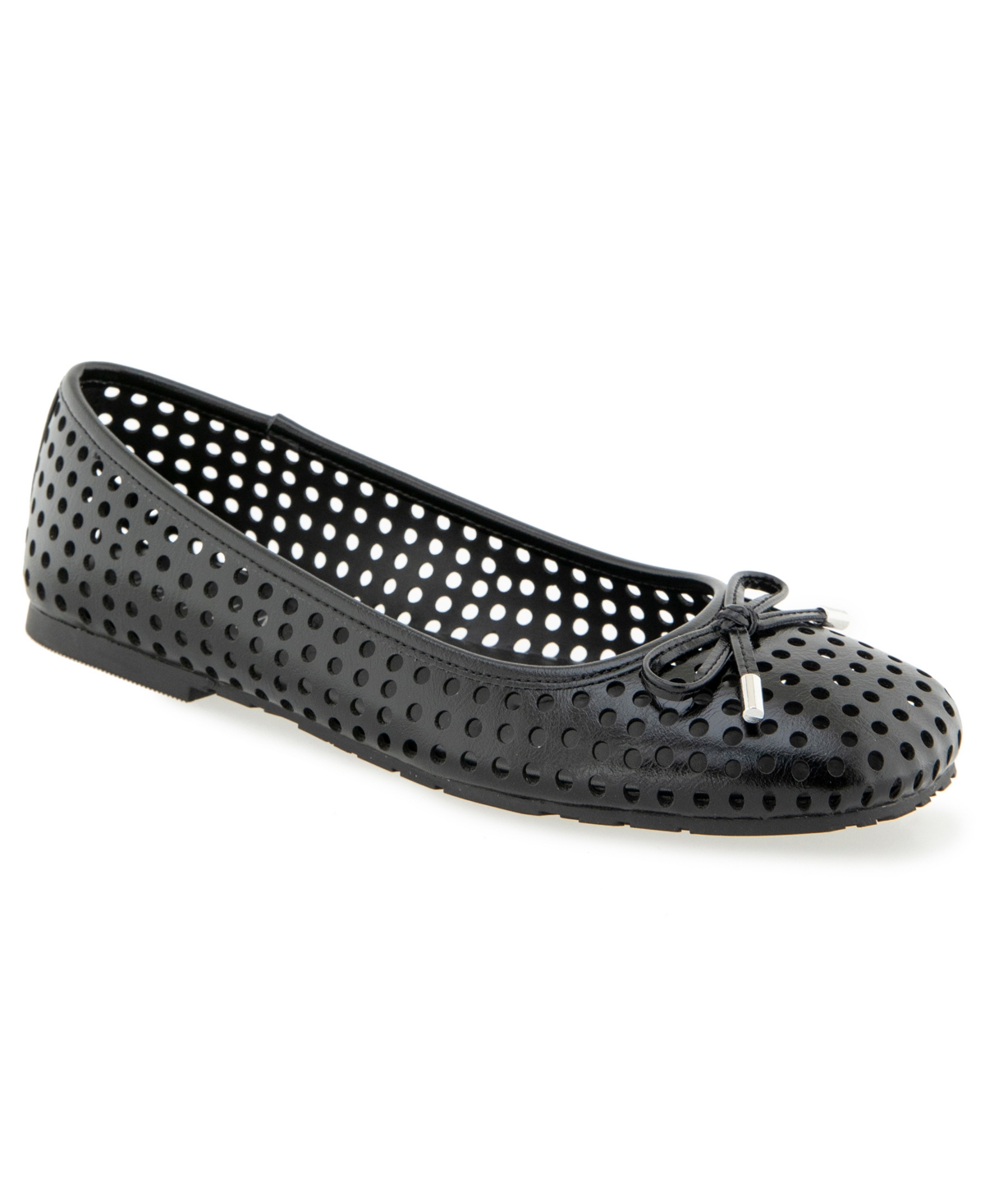 Kenneth Cole Reaction Women's Elstree Perf Ballet Flats - Black
