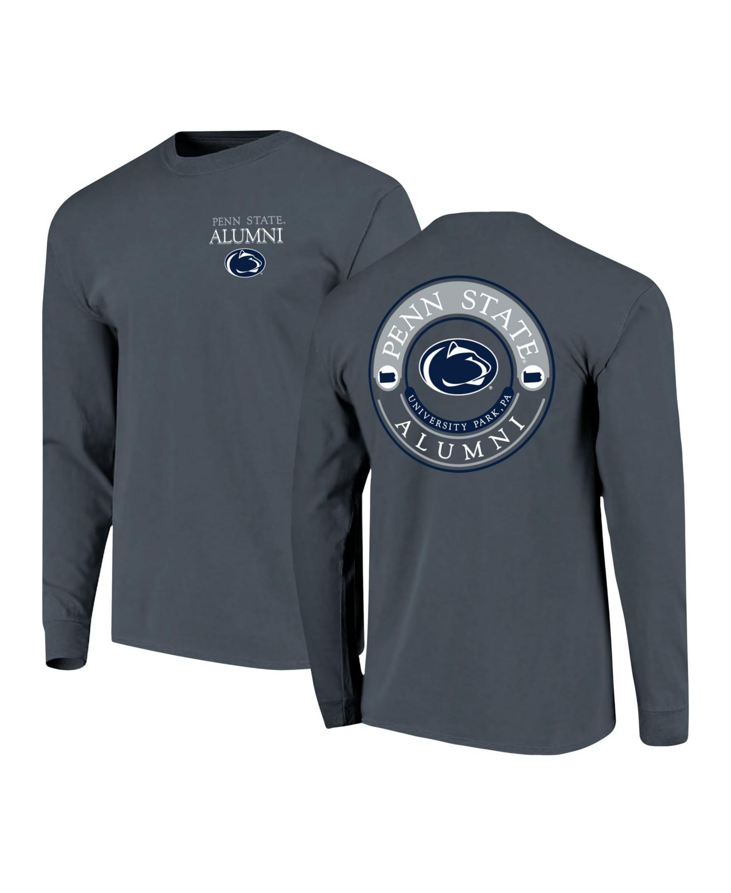 Мужская футболка Image One Navy Penn State Nittany Lions Circle Seal Alumni Long-Sleeve — фото 1