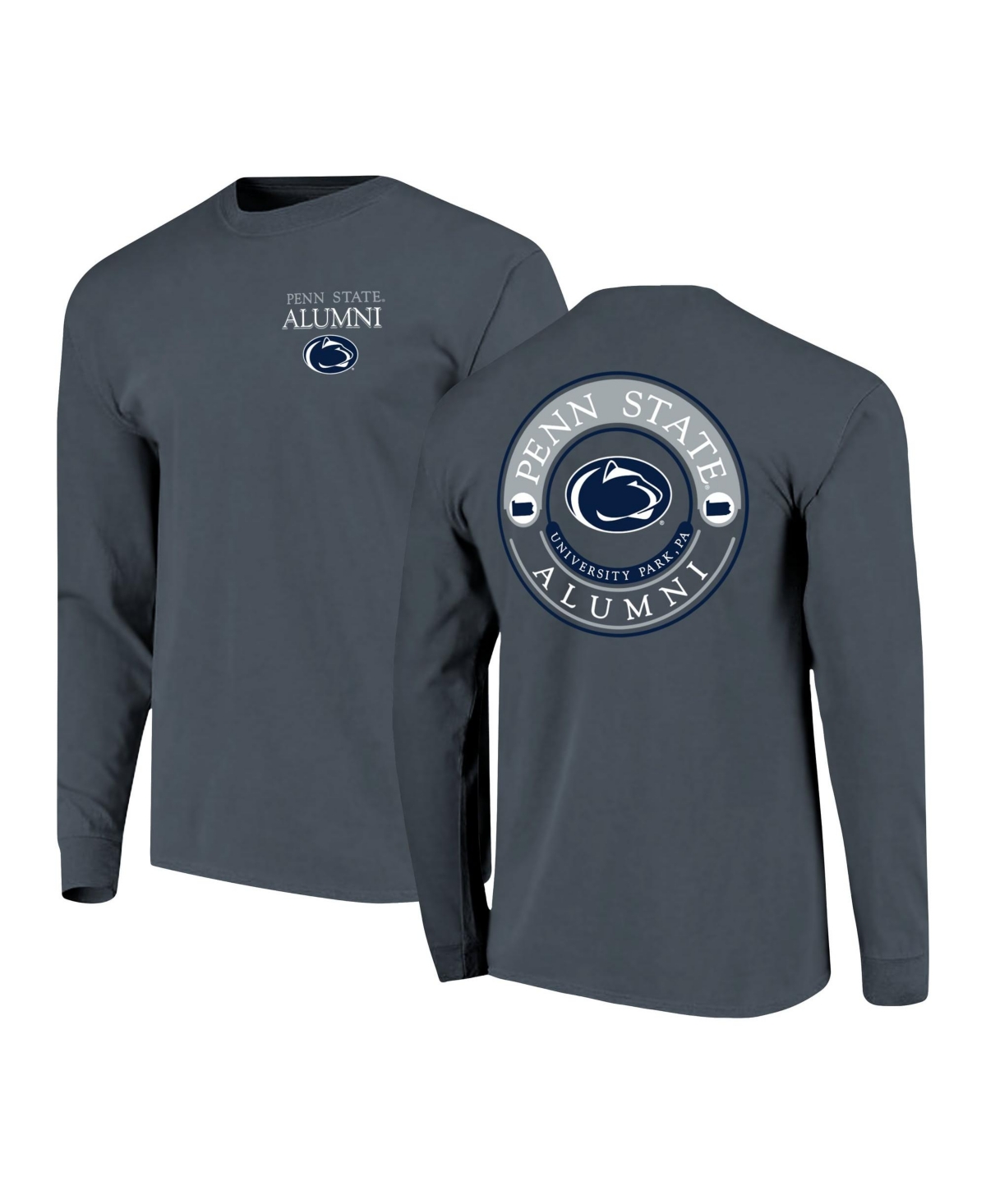 Image One Men's Navy Penn State Nittany Lions Circle Seal Alumni Long-Sleeve T-Shirt - Navy