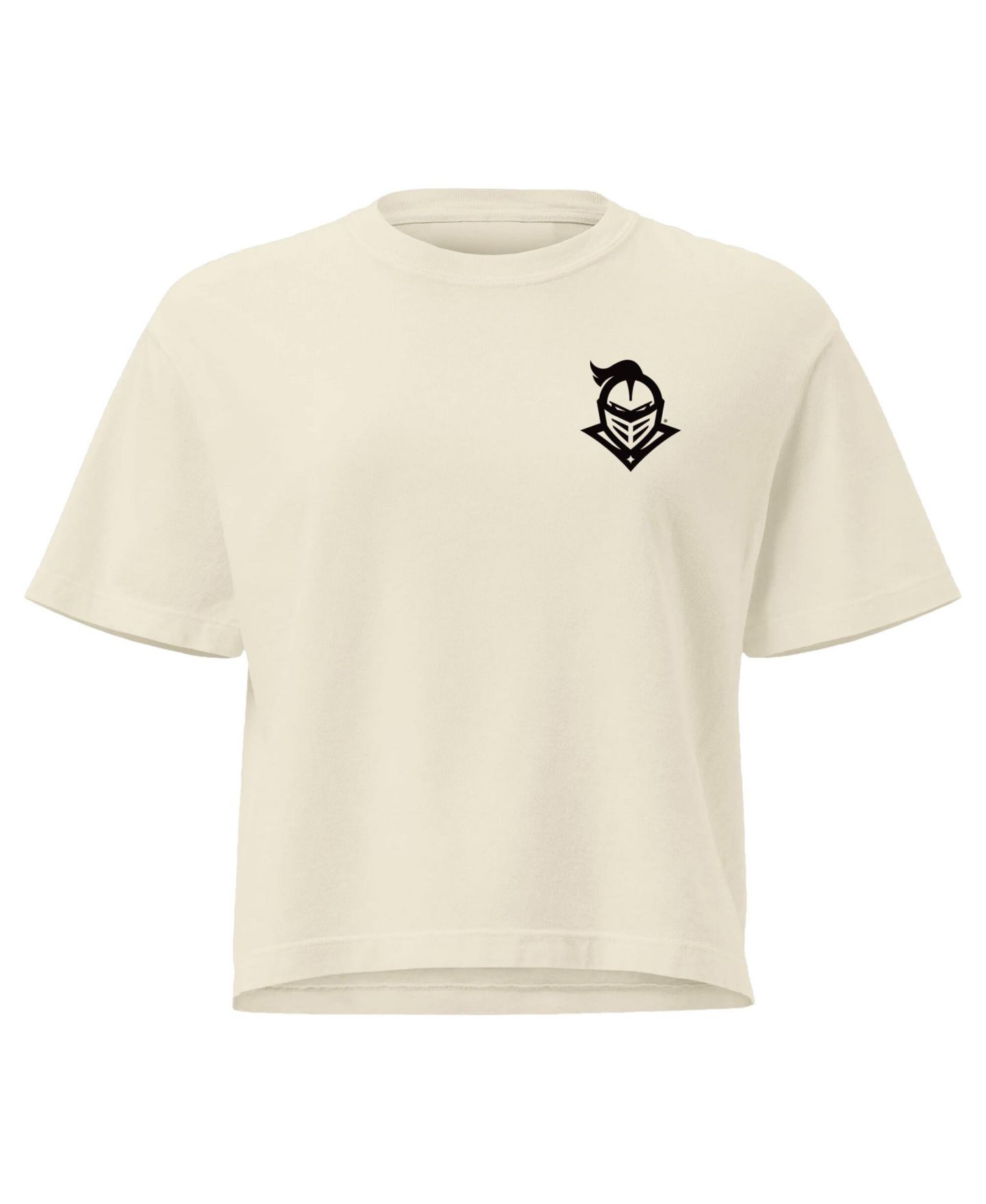 Женская футболка Comfort Colors Cream UCF Knights Here For The Tailgate Cropped — фото 2