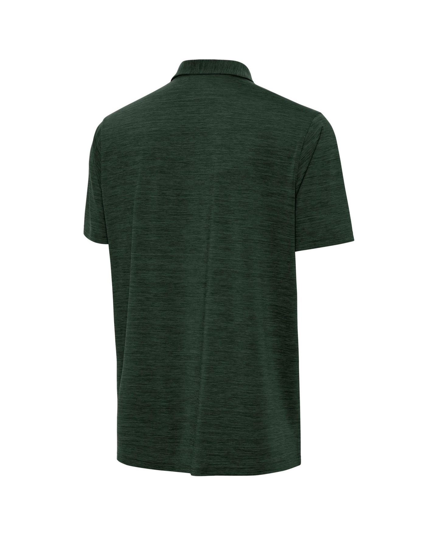 Мужское поло Antigua Heather Green Bay Packers Layout Polo — фото 2
