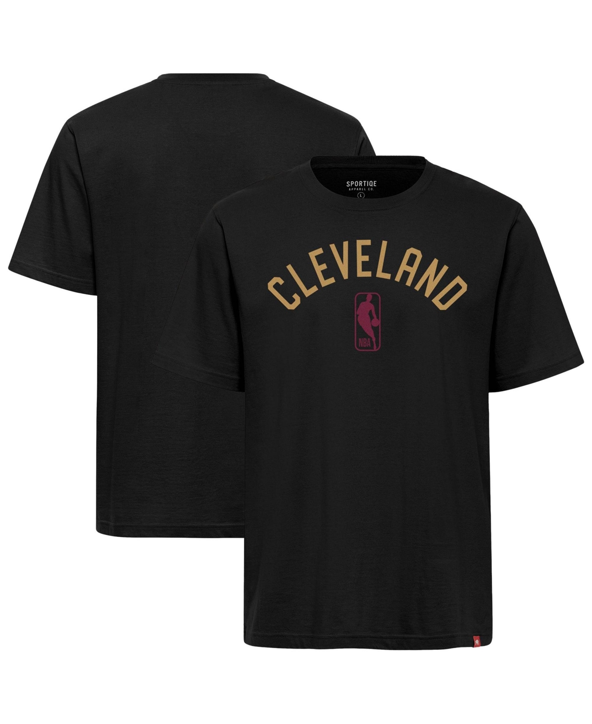 Sportiqe Men's and Women's Black Cleveland Cavaliers Duke Premium T-Shirt - Black